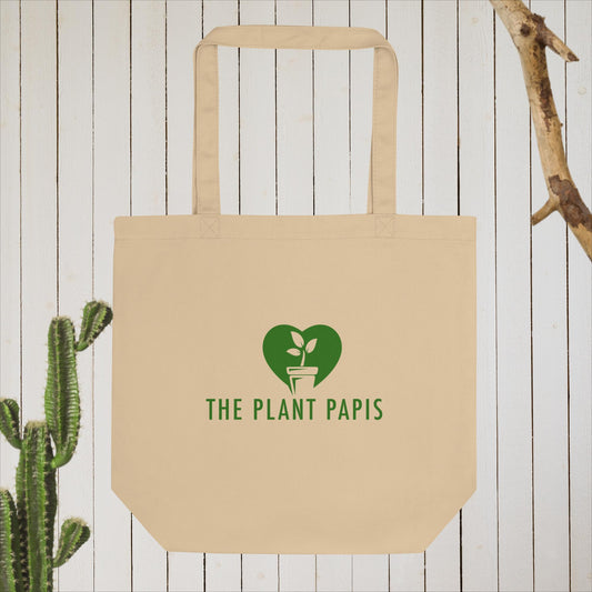 Leafy Carryall: The Plant Papis Eco Tote